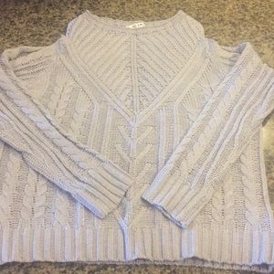 Francesca’s cold shoulder sweater